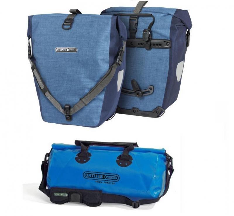 Ortlieb Back-Roller Plus CR přední a zadní brašny + Ortlieb Rack-Pack 24l
