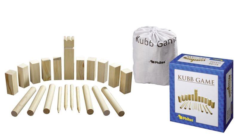Philos Kubb vikingské šachy z bukového dreva