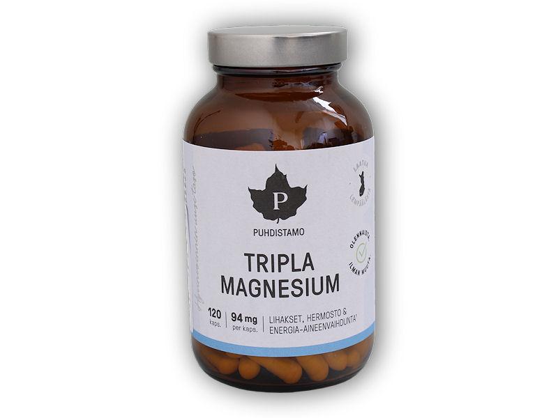 Puhdistamo Tripla Magnesium (Hořčík) 120 kapslí
