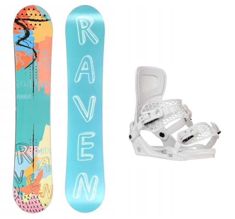 Raven Anna dámsky snowboard + Gravity Rise white viazanie