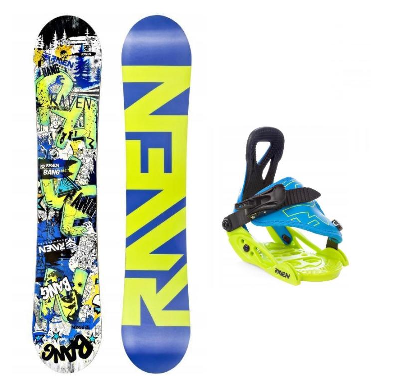 Raven Bang junior detský snowboard + Raven s160 detské viazanie