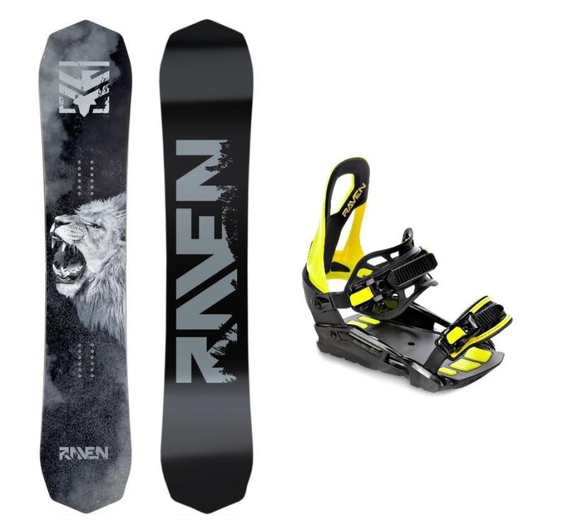 Raven Lion pánsky snowboard + Raven S230 lime viazanie