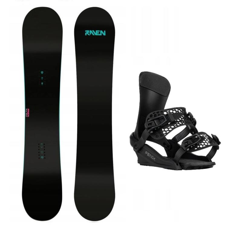 Raven Pure mint dámsky snowboard + Gravity Fenix black viazanie