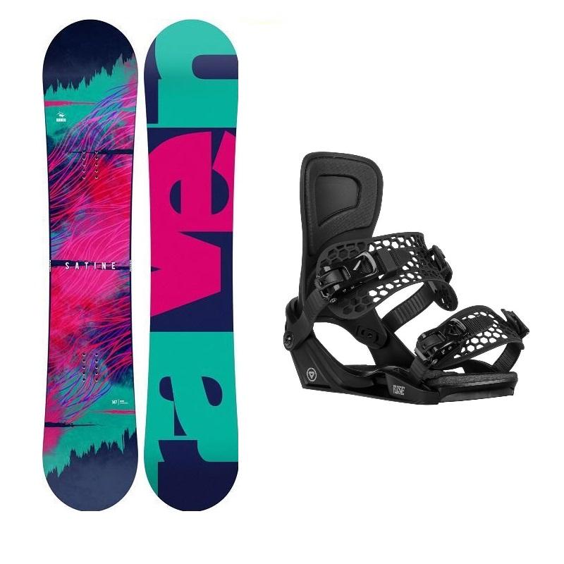 Raven Satine dámský snowboard + Gravity Rise black vázání