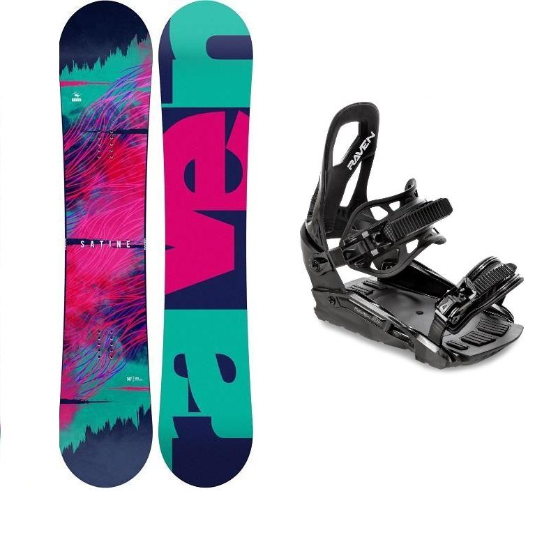 Raven Satine dámský snowboard + Raven S230 Black snowboardové vázání