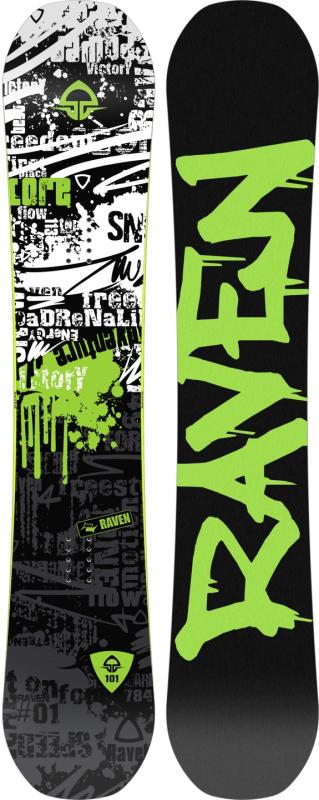 Raven Core Black snowboard + zľava 600,- na príslušenstvo