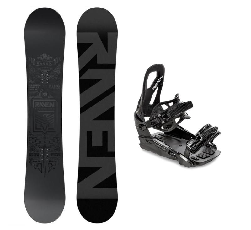 Raven Solid steel snowboard + Raven S230 Black snowboardové vázání + sleva 300,- na příslušenství