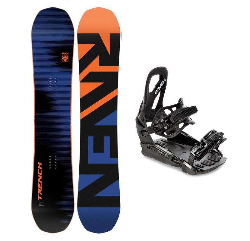 Raven Trench Carbon pánský snowboard + Raven S230 Black vázání + sleva 300,- na příslušenství