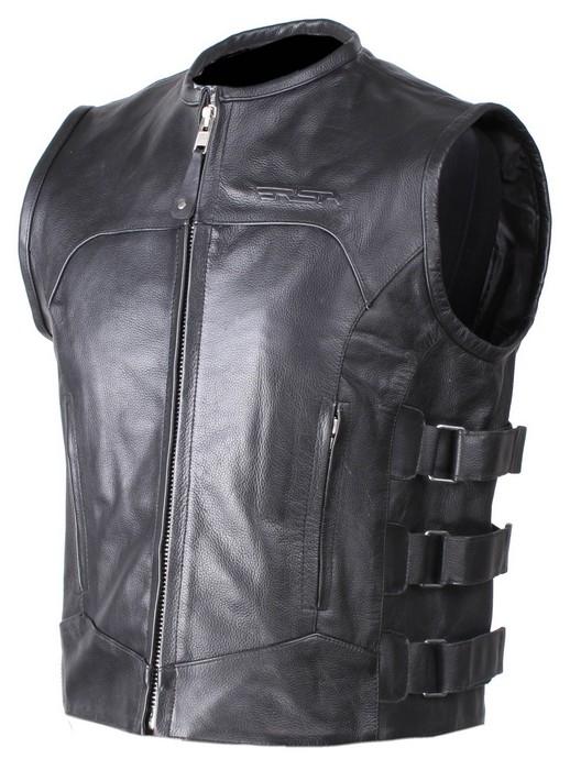 RSA Kožená vesta na motorku Biker
