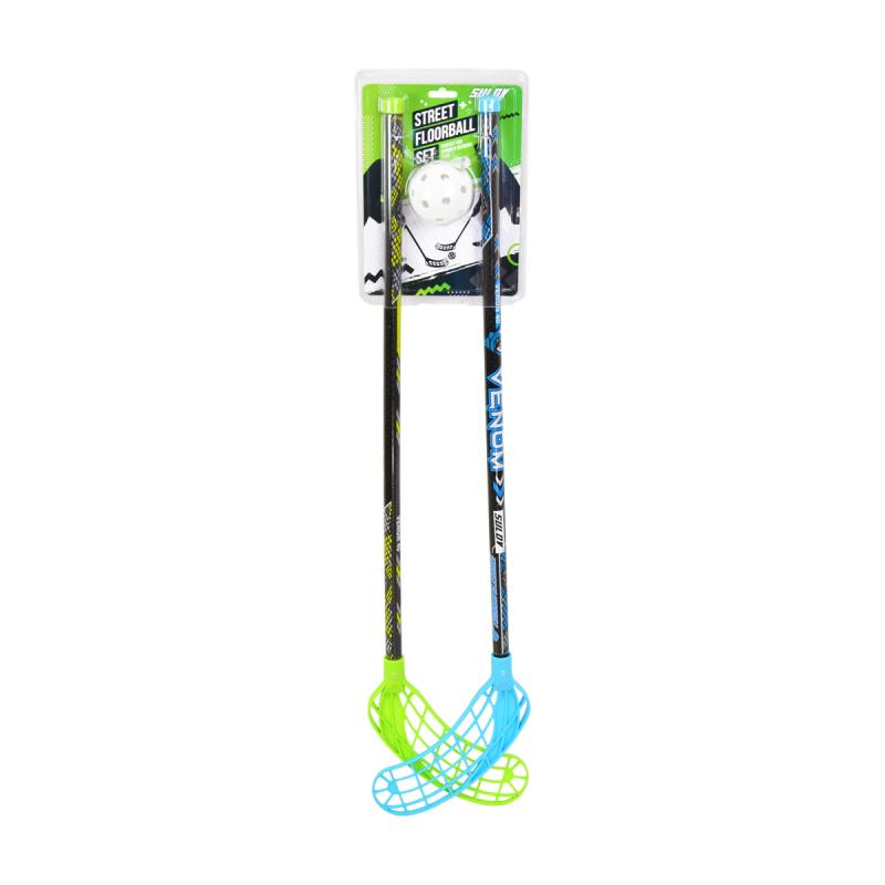 Florbalový set Sulov Venom 2x hokejka 1x míček