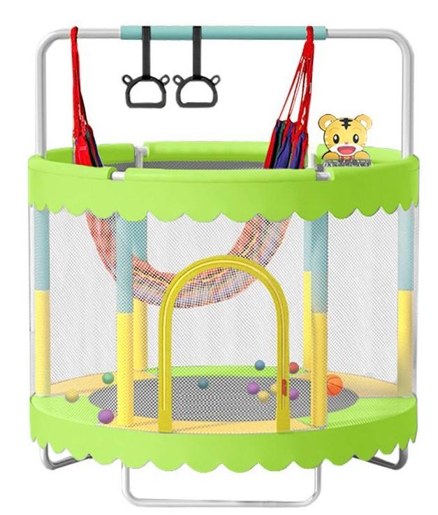 Sedco Dětská trampolína 140 cm s ochrannou sítí a vybavením