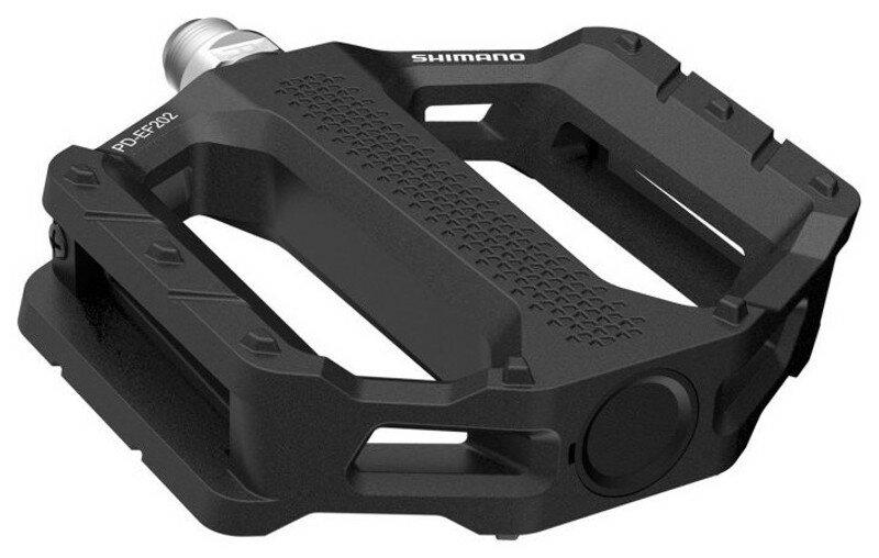 Shimano pedále PD-EF202 Flat čierne, v krabičke
