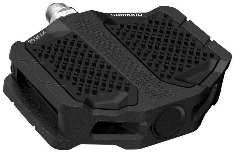 Shimano pedály PD-EF205 Flat černé, v krabičce