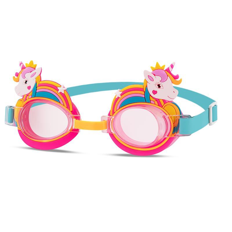 Spokey PLAYA Dětské plavecké brýle s nastavitelným nosníkem, jednorožec