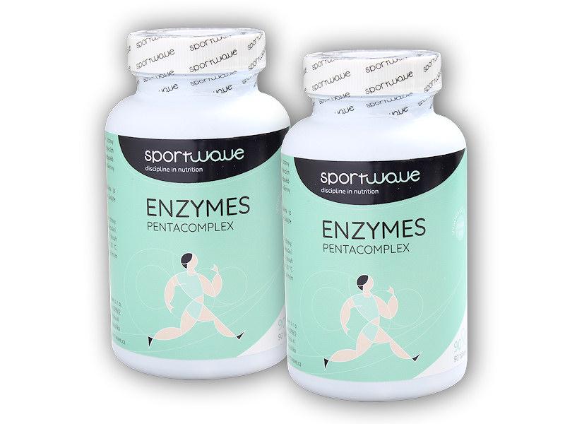 Sportwave 2x Enzymes pentacomplex 90 kapslí
