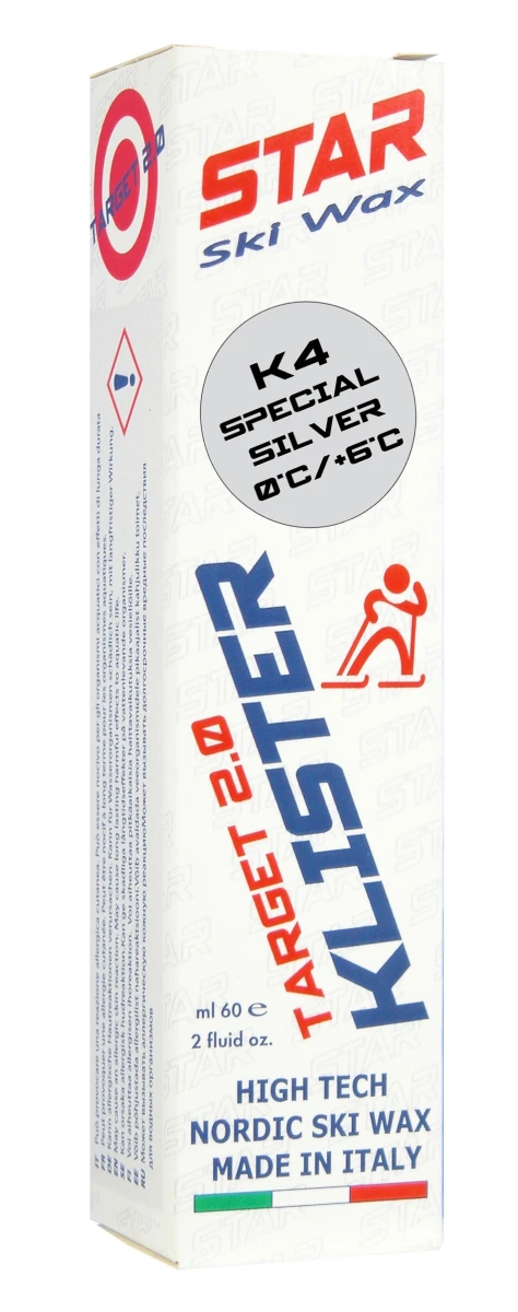 Star Ski Wax K4 Target 2.0 Klister special silver 60g