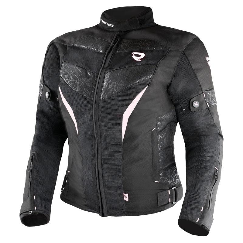 Street Racer Dámska bunda na motorku Rose Air čierno-biela + zľava 12 € na príslušenstvo