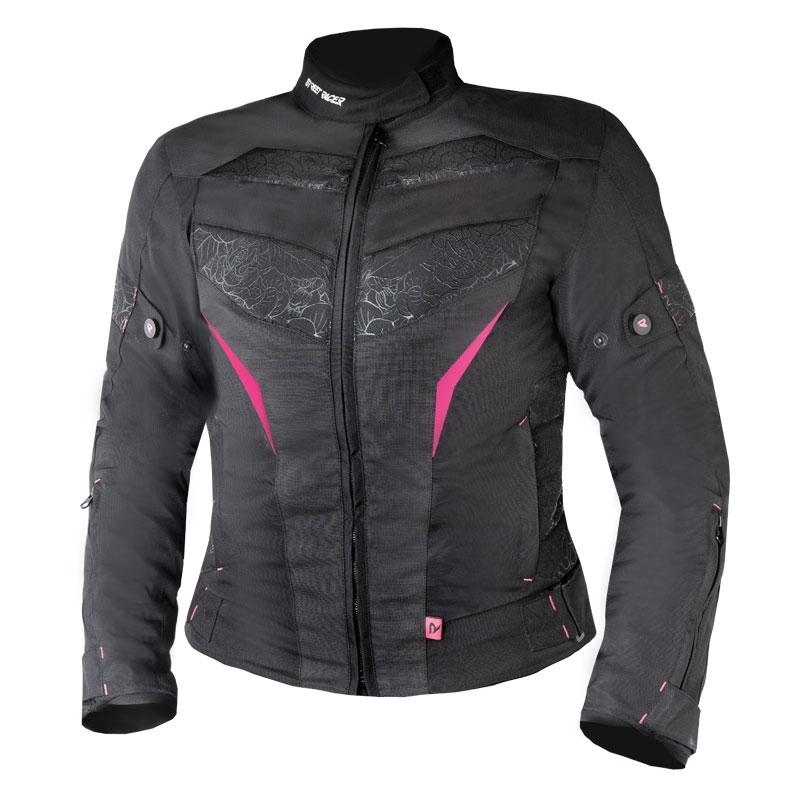 Street Racer Dámska bunda na motorku Rose čierno-ružová + zľava 16 € na príslušenstvo