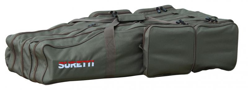 SURETTI Obal na pruty tříkomorový 85cm
