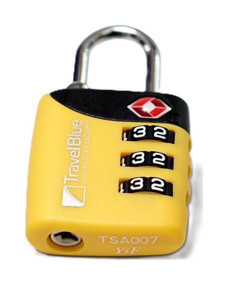 Travel Blue Combi TSA Lock Žltý