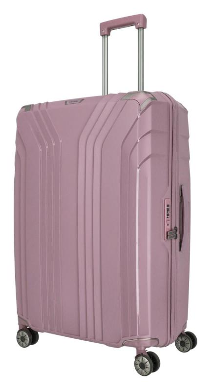 Travelite Elvaa 4w L Rosé kufor + kozmetická taštička zadarmo