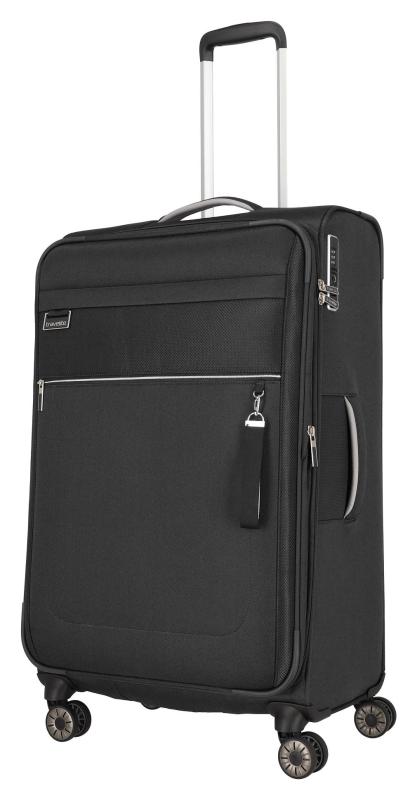 Travelite Miigo 4w L Black kufr + kosmetická taštička zdarma