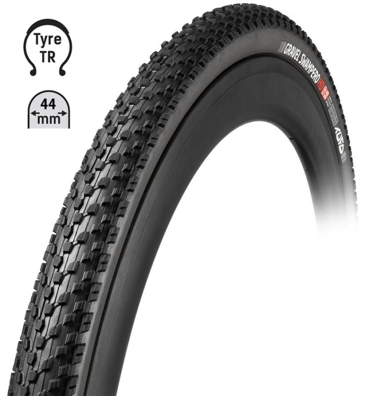 TUFO Plášť Gravel SWAMPERO HD 700x44C, bezduš. črn