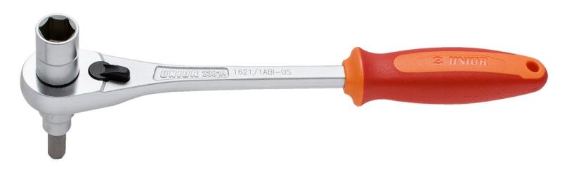UNIOR Ráčna střed. složení 3/8" , inbus 8/ořech 14