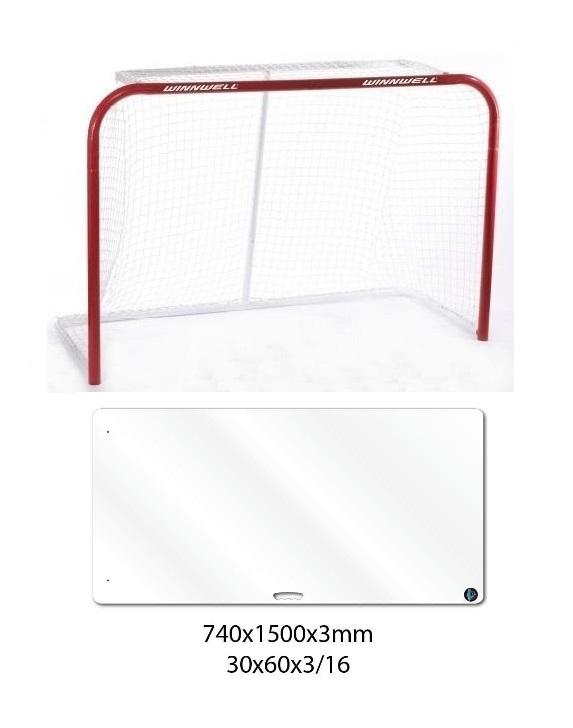 Winnwell 72 branka - užší konstrukce + Hockey Revolution My Shoot Pad 150x75x3 cm