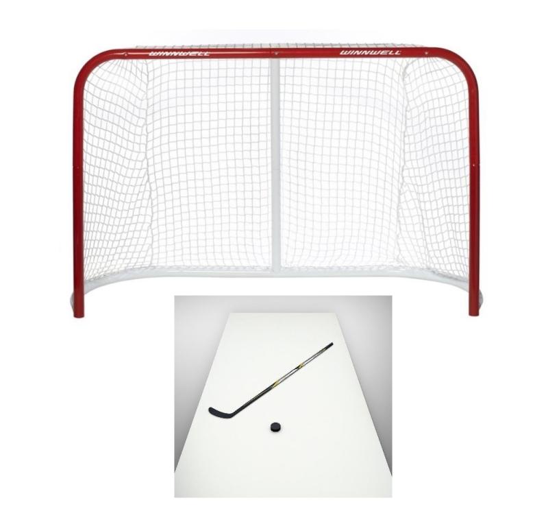 Winnwell 72 Heavy Duty hokejová branka + Sport365 střelecká deska 200x100x0,2 cm