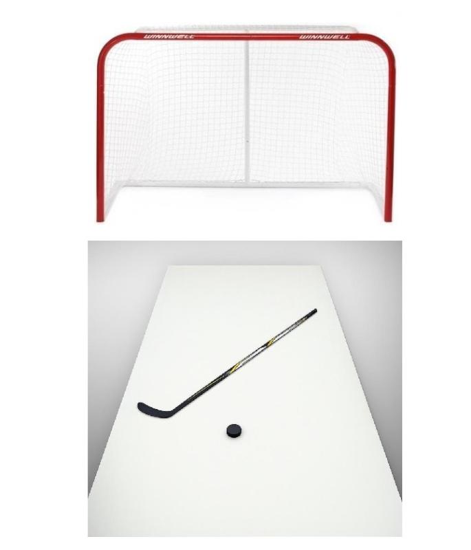 WINNWELL 72 hokejová branka + Sport365 střelecká deska 300x150x0,3 cm