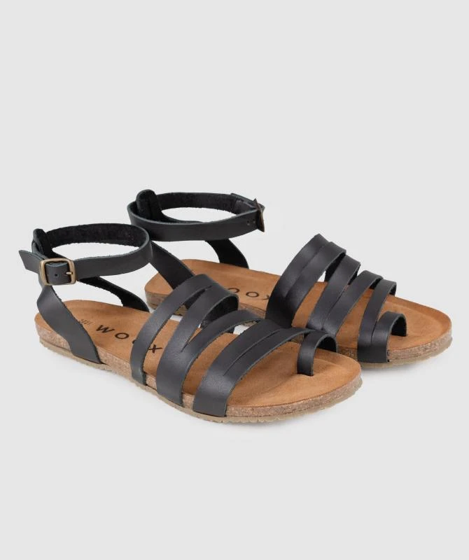 Levně Woox Aesta Black dámské sandály