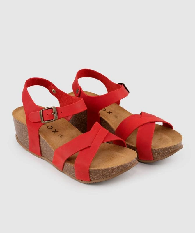 Levně Woox Alta Fiery Red dámské sandály
