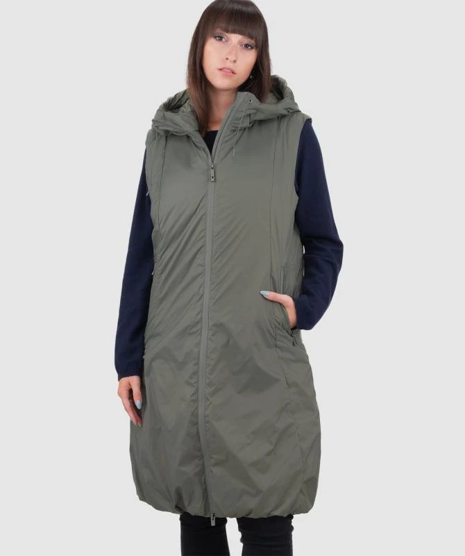 Levně Woox Niseko Castor Gray vesta - 34