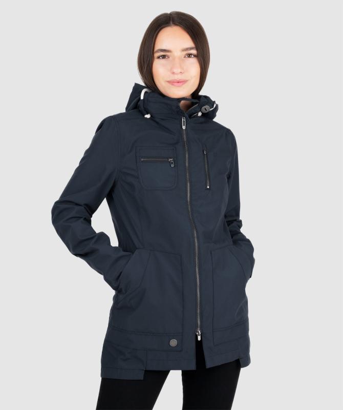 Woox Ventus Urban Blueberry Long Chica dámská větrovka